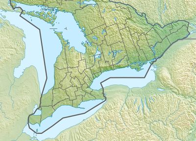 Canada Southern Ontario relief location map.jpg