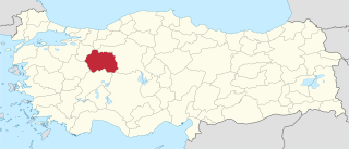 موقع محافظة إسكي‌شهر في تركيا