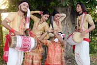 The Bihu festival is an Assamese Hindu tradition; it coincides with Vaisakhi in north India, which is observed by Sikhs and Hindus.
