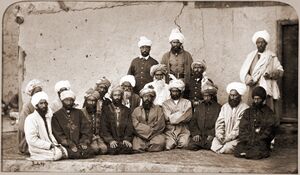 Sirdar Habibullah Gilzai and other Khans in 1879-80.jpg