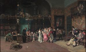الزفاف الإسپاني، المتحف الوطني للفن الكتالوني، 1870.