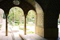 منظر حديقة قصر گولستان من خلوة كريم خاني.