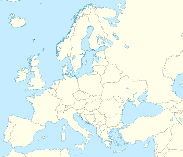 Location of Ancient and Primeval Beech Forests (component clusters) in Europe