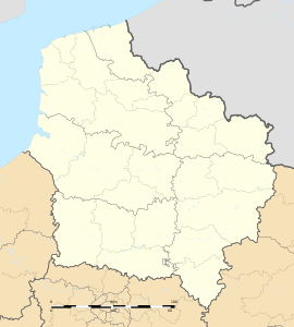 Douai is located in أعالي فرنسا