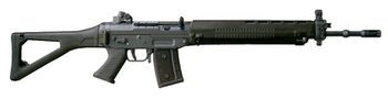A SIG SG 550 assault rifle