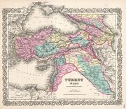1855, showing sanjaks