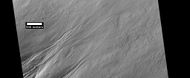 Gullies in Nereidum Montes, as seen by HiRISE under HiWish program.