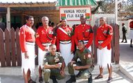 أفراد من كتيبة فيجي في القوة متعددة الجنسيات.