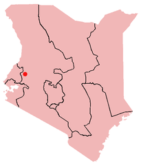 موقع إلدورت في كينيا