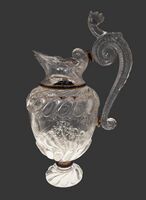 Rock crystal jug with cut festoon decoration by Milan workshop from the second half of the 16th century, National Museum in Warsaw. The city of Milan, apart from Prague and Florence, was the main Renaissance centre for crystal cutting.[24]