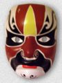 A mask used in Peking opera.