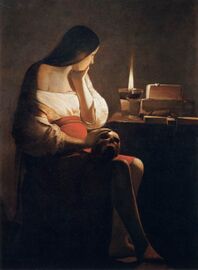 Magdalene with the Smoking Flame (ح. 1640) by Georges de La Tour