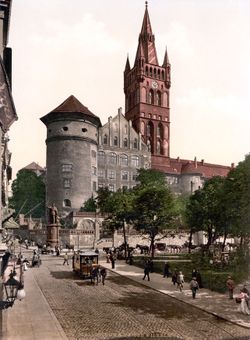 قلعة كونيگس‌برگ قبل الحرب العالمية الأولى