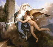 Cupid and Psyche (1843) by جان-پيير سانتور