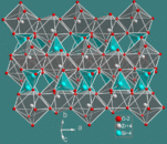 Crystal structure of zircon