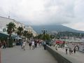 Yalta's Sea Promenade (Naberezhna), containing a great number of hotels, restaurants, and cafés.