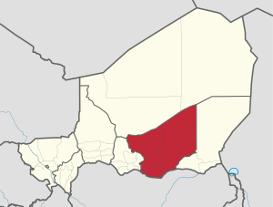 الموقع في النيجر