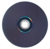 Reverse side of a Blu-ray Disc
