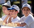 Armenian children at the UN Cup Chess Tournament in 2005.