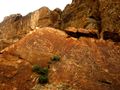 Buddhist carvings at Ili River in Kazakhstan