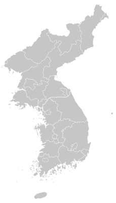 Map of Korea-blank.svg