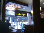 The interior of a McCafé concept located in Dublin, Ireland.
