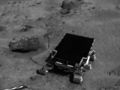 "Barnacle Bill" rock on Mars – near the Sojourner Rover.