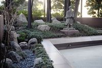 Asian sculpture garden Texas, USA.