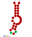 CRISPR-DR41: Secondary structure taken from the Rfam database. Family RF01350.