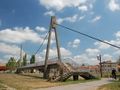 Dry Bridge without river in Zrenjanin, Serbia