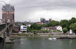 Nibelungen Bridge over the Rhine at Worms