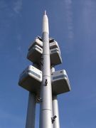 Prague TV tower with crawling "babies"