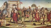 Ratto delle Sabine "اغتصاب النسوة السابينيات"، إل سودوما (1507)