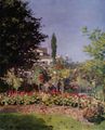 Flowering Garden at Sainte-Adresse, 1866, Musée d'Orsay, Paris