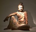 A Guan Yin wooden sculpture, Song dynasty, China, 12th century AD in Ethnological Museum of Berlin, Germany.