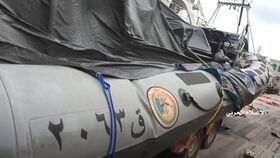 صورة لما تحمله سفينة الشحن الإماراتية، حسب المصادر الحوثية.jpg