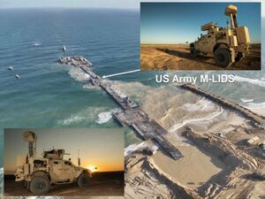 نظام M-LIDS الأمريكي المخصص لمكافحة المسيرات في رصيف غزة العائم 19 مايو 2024