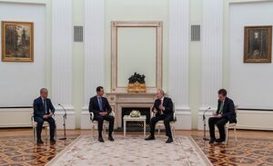 الرئيس السوري بشار الأسد والرئيس الروسي فلادمير بوتن (موسكو 15 مارس 2023)