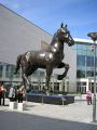 Leonardo's Colossus and the MODEM Centre for Modern and Contemporary Art.