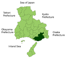 Location of Kobe
