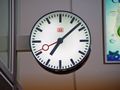 The unique Deutsche Bahn clock in Germany