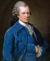 Portrait of Gotthold Ephraim Lessing, one of the most outstanding representatives of the Enlightenment era.