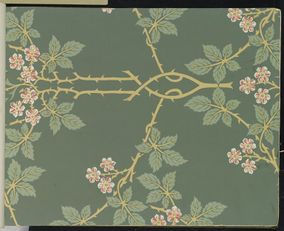 Wallpaper - Blackberry, pattern #388 - 1915-17