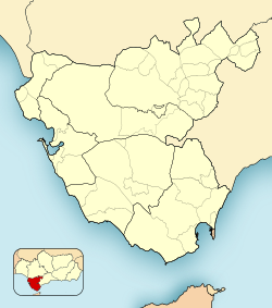 Bolonia is located in مقاطعة قادس