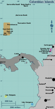 Colombian Islands regions map.svg
