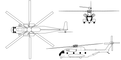 CH-53D Sea Stallion Drawing.svg