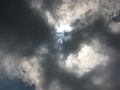 Photograph of the eclipse seen from India