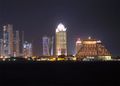 أفق الدوحة ليلاً.