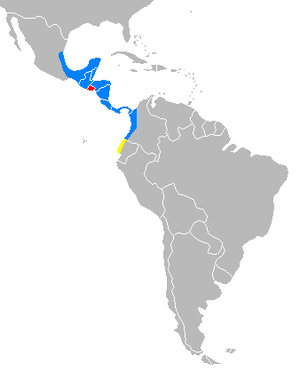 Distribution map Tapirus bairdii.png