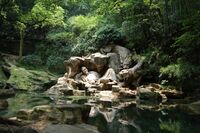 Dreaming of the Tiger Spring, the burial place of monk Jigong.